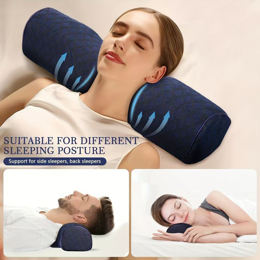 1pc Coussin de Soutien Cervical - Soins Ergonomiques du Cou pour Confort Nomade & Relaxation Instantan¨¦e, Coussinet pour Jambes