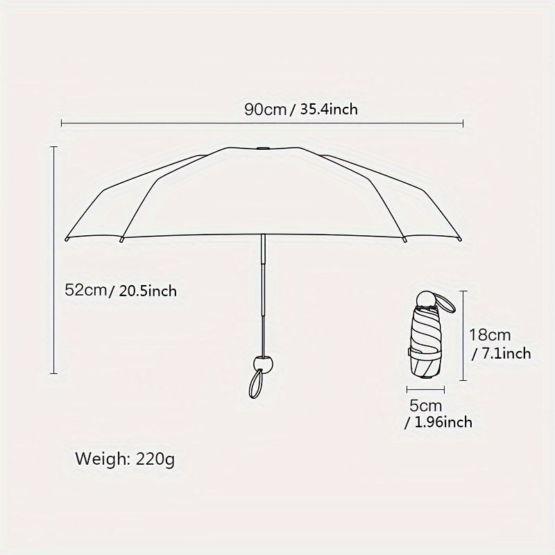 Parapluie de Poche Ultra-L¨¦ger 19\