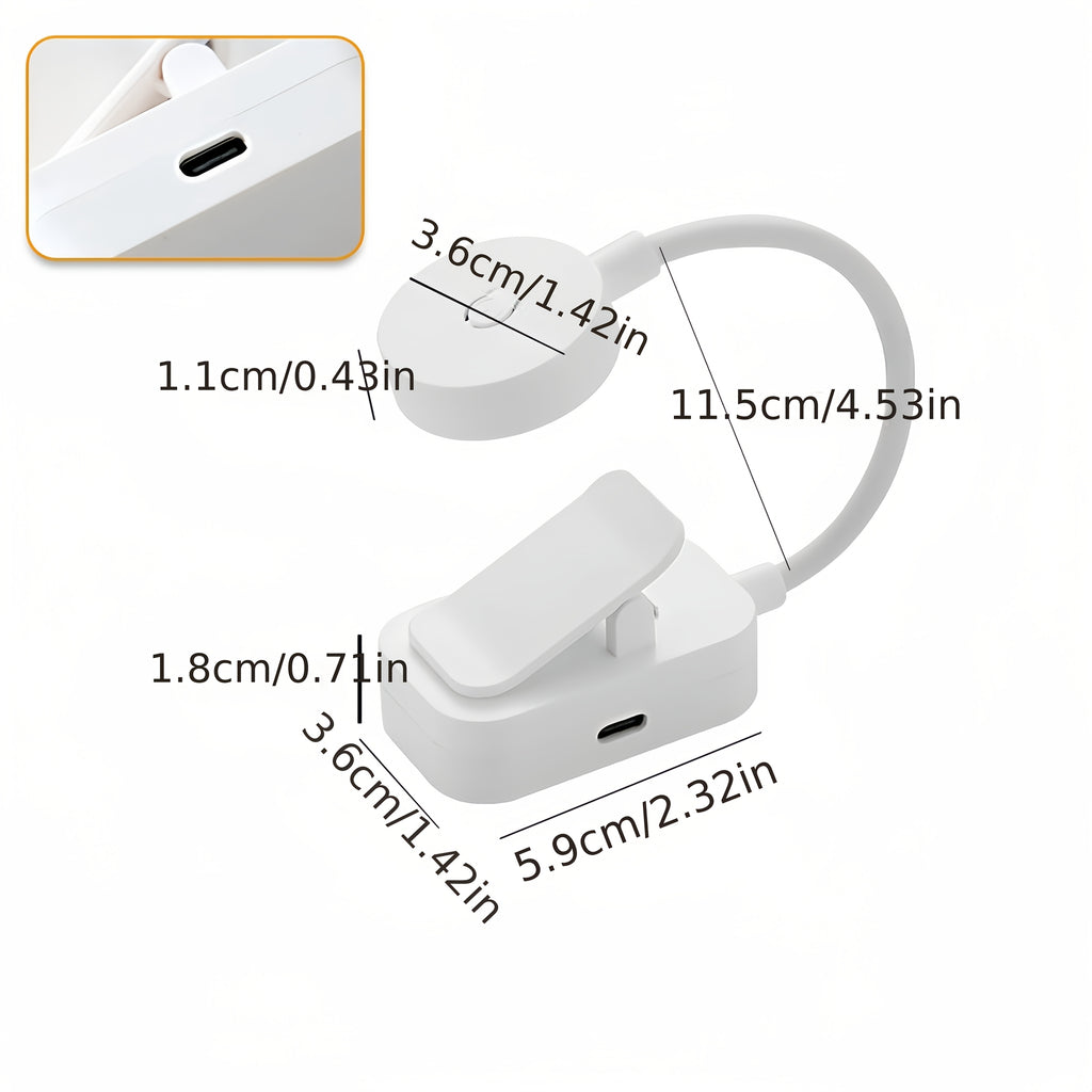 USB-Powered LED Desk Lamp with Touch Control - Portable Reading Light for Bedroom, Study, and Office - Ideal Holiday Gift, Study Light | Sleek LED Lamp | Rechargeable Battery, Office Lighting