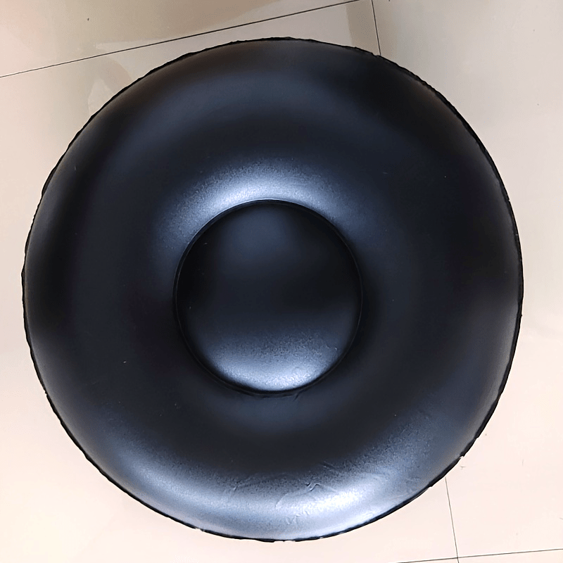 Portable Inflatable Round Stool - Foldable, Multi-Use for Outdoor Leisure, Shoe Changing & Makeup - Durable PVC Material