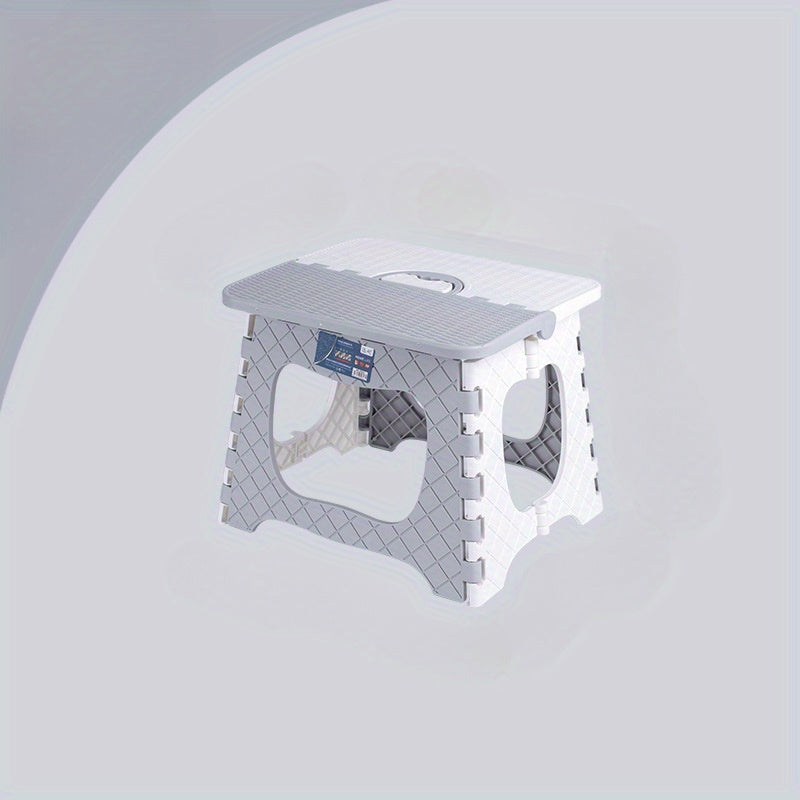 1pc Portable Folding Stool, Thickened Plastic Square Small Bench for Adults, Compact Household Mazar Mini, Outdoor Travel Fishing Foldable Bench, Outdoor Seating | Compact Design | Durable Plastic Bench