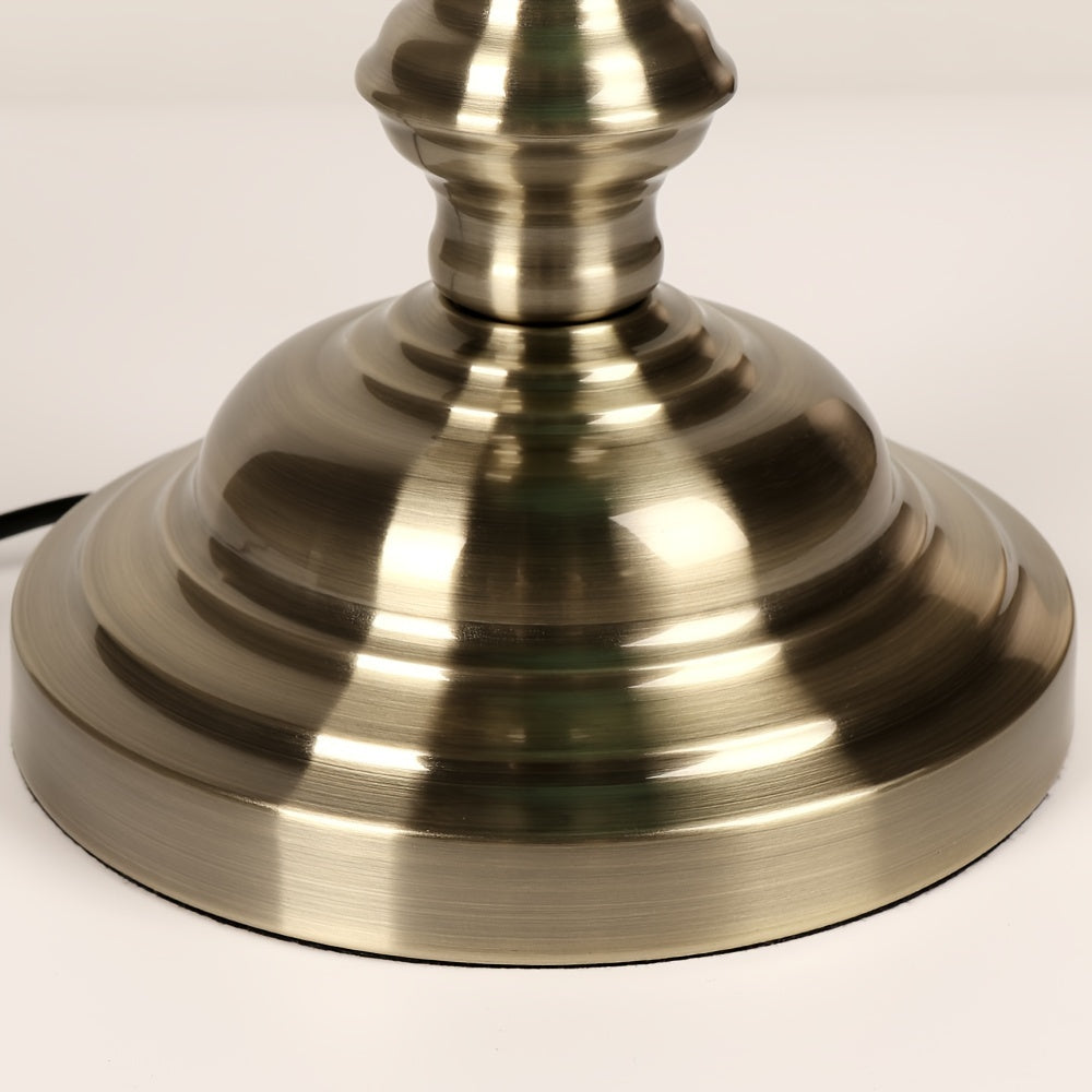 Green Glass Bankers Lamp Desk Lamp Retro Pull Chain Switch Table Lamp Bronze Finish Base E26 Plug in Fixture Office Lamp for Home Office Workplace Library Piano