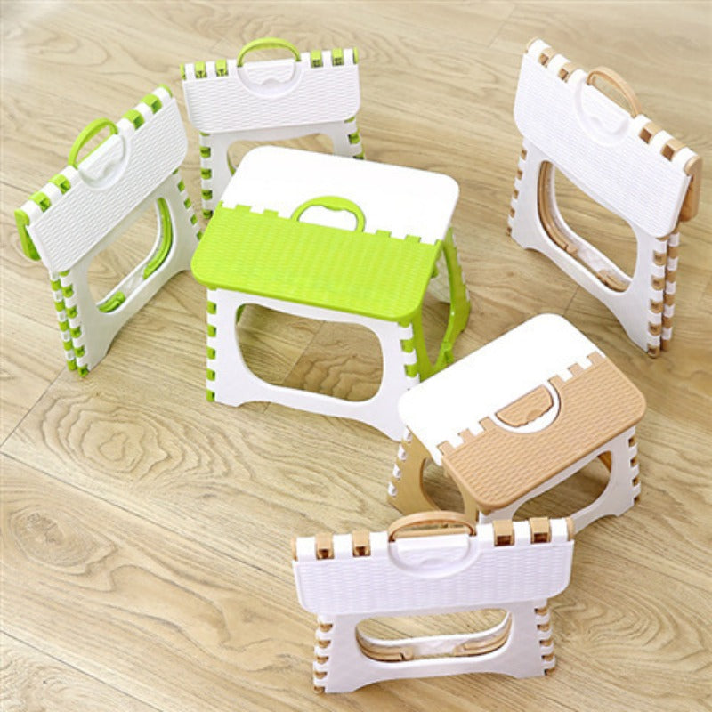 Plastic small stool folding stool portable stool thickened folding stool