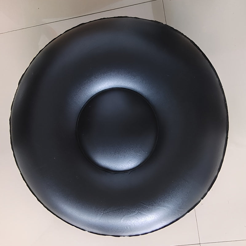 Portable Inflatable Round Stool - Foldable, Multi-Use for Outdoor Leisure, Shoe Changing & Makeup - Durable PVC Material