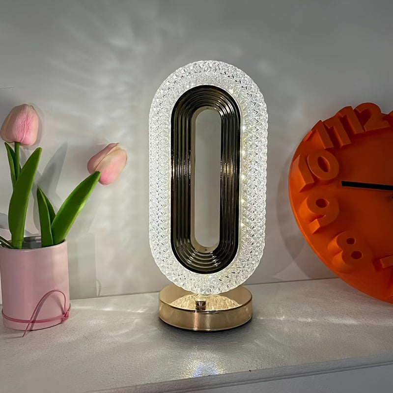 A creative USB-powered advanced art desk lamp decoration nightlight atmosphere light living room room bedroom a variety of room types for friends holiday birthday Christmas gifts