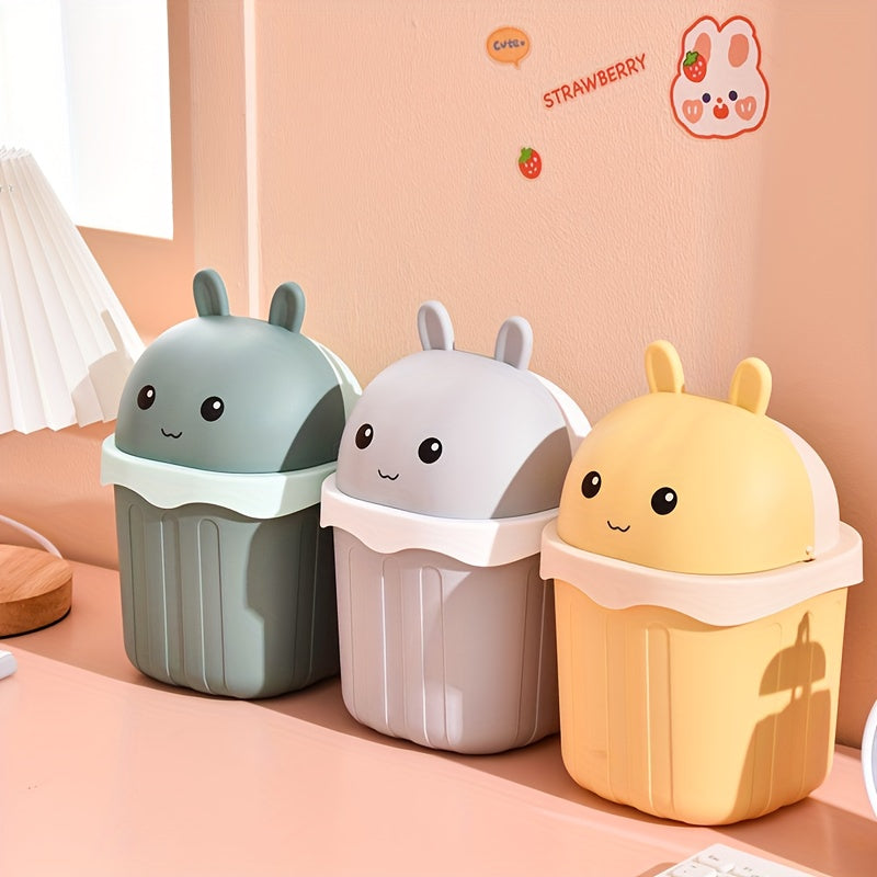 3 Styles Cute Mini Trash Can, 5.9\