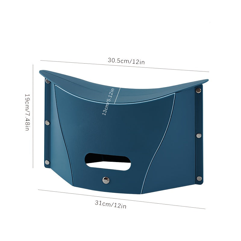 Collapsible Shoe Changing Chair Stool Outdoor Fishing Camping Yard Living Room Multifunctional Portable Hand Basket Folding Stool Portable Plastic Stool Strong and Durable